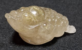 金ルチル 3本足のカエル(金蟾・きんせん) 金運・財運 縁起物