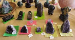 アメジストクラスター・天然黒水晶六角柱ほか｜天然石専門店アプール｜茨城県