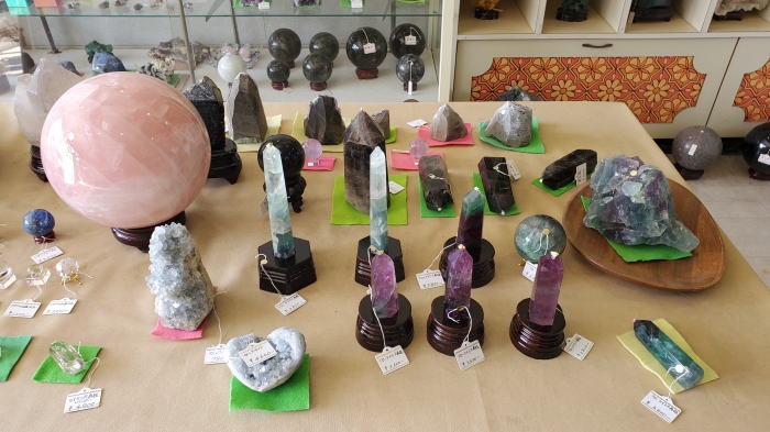 ローズクオーツ丸玉・フリーライト・セレスタイト・黒水晶|天然石専門店アプール|茨城県