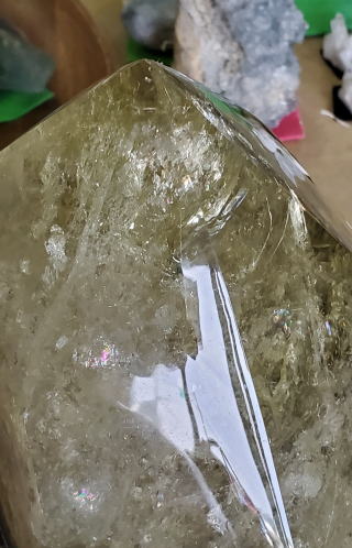 新商品　シトリン六角柱の各詳細画像